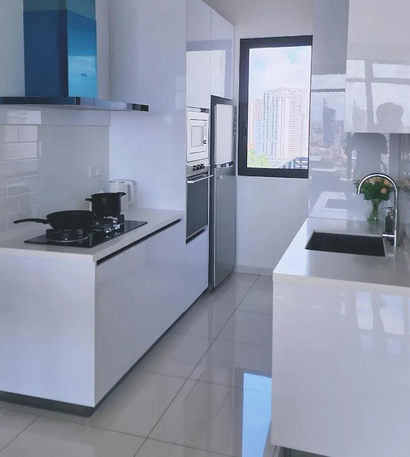 Lägenhet Skypool With Seaview 8Pax Beacon Executive Suites - Georgetown City Centre - 3Km To Komtar Malaysia