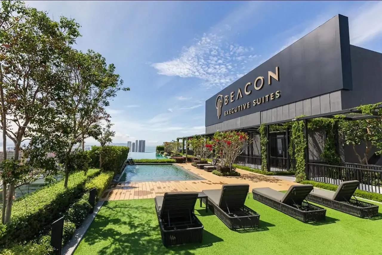 Lägenhet Skypool With Seaview 8Pax Beacon Executive Suites - Georgetown City Centre - 3Km To Komtar