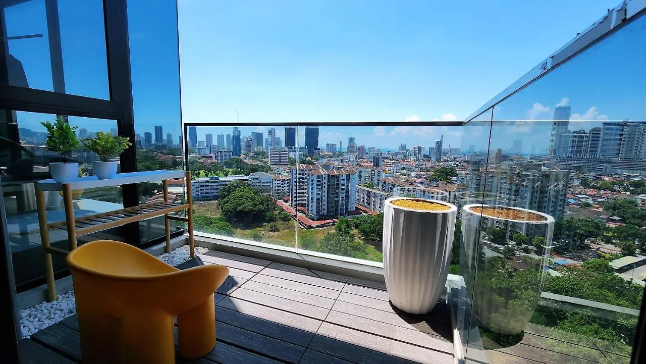 Lägenhet Skypool With Seaview 8Pax Beacon Executive Suites - Georgetown City Centre - 3Km To Komtar