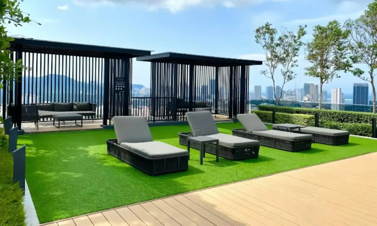 Lägenhet Skypool With Seaview 8Pax Beacon Executive Suites - Georgetown City Centre - 3Km To Komtar